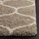 Modern Beige Plush Bedroom Rug